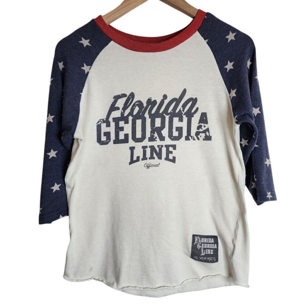Florida Georgia‎ Line Tour Shirt Women's Small Star 2017 Western Country